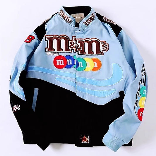 M&M Racing Jacket - Sky Blue
