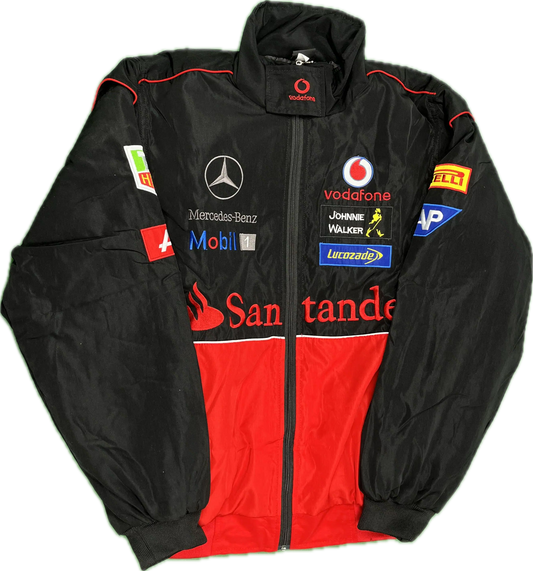 Mercedes Racing Jacket - Black/Red