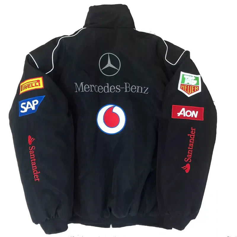 Mercedes Vintage Racing Jacket - Black